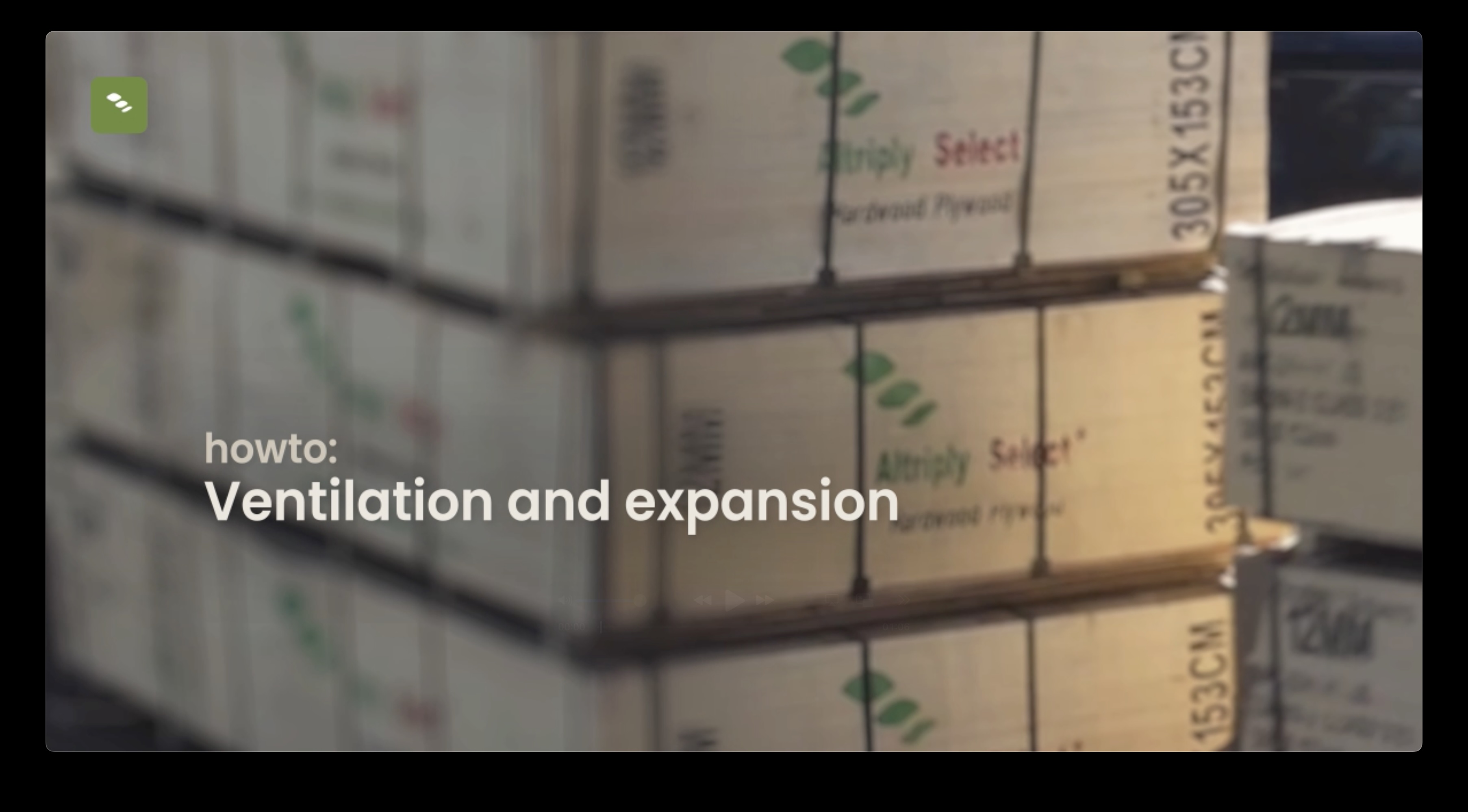 Ventilation and expansion